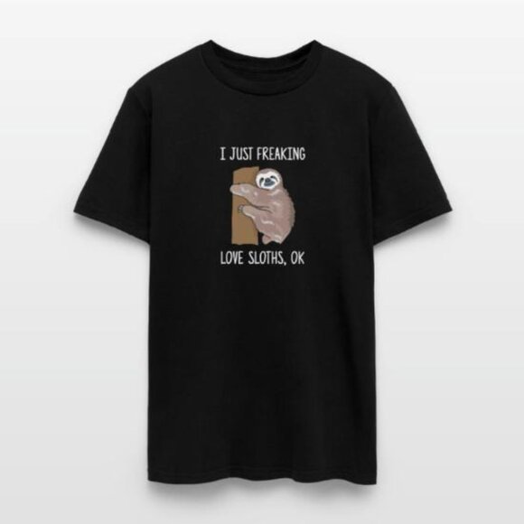 black sloth tshirt size small - Picture 3 of 3